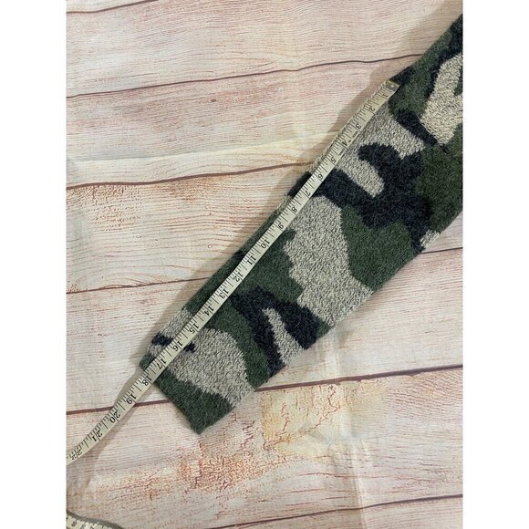 Dreamers Women's Green Camo Long Sleeve Open Front Cardigan - Large - Picture 11 of 12